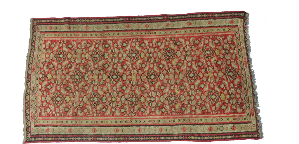 Antiek Senneh kilimkleed 202x117 cm