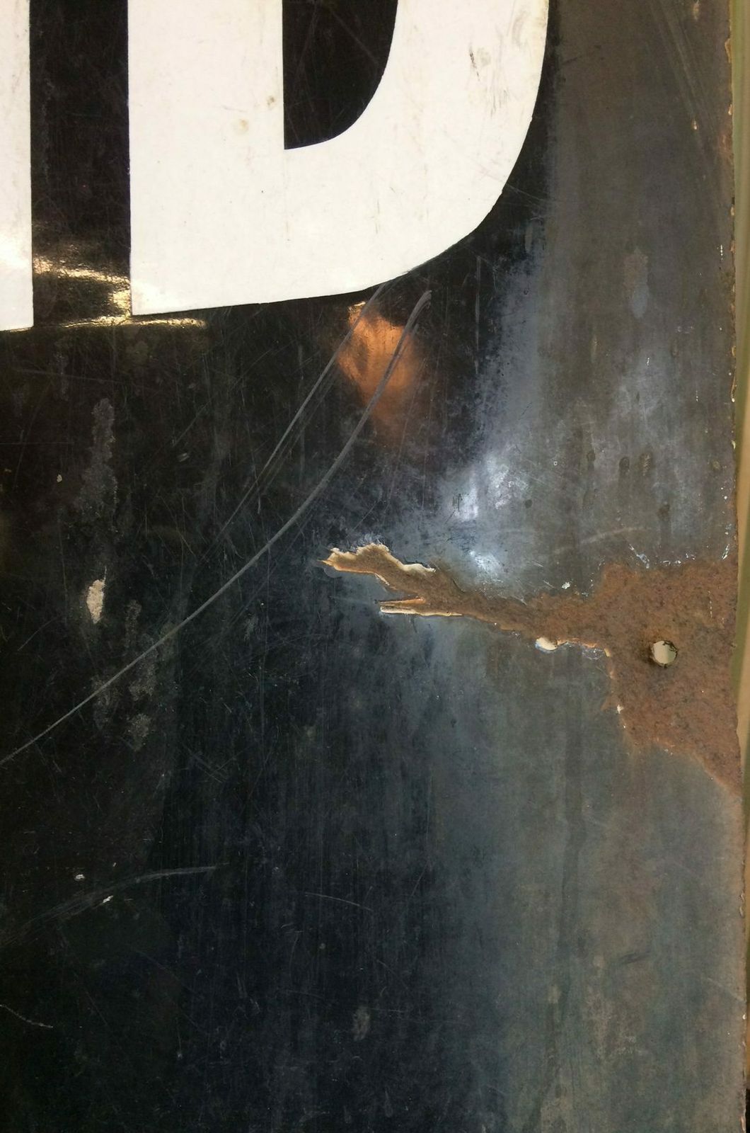 Large Vintage Advertising Sign. Cleveland Oil. photo for sale