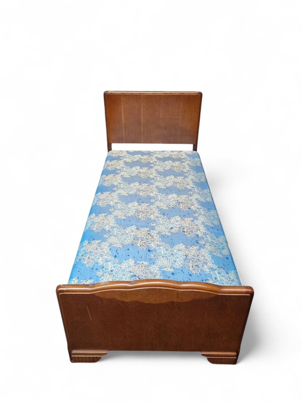 Vintage Harris Lebus Oak Single Bed / C.1930–1940 / Free Delivery photo for sale