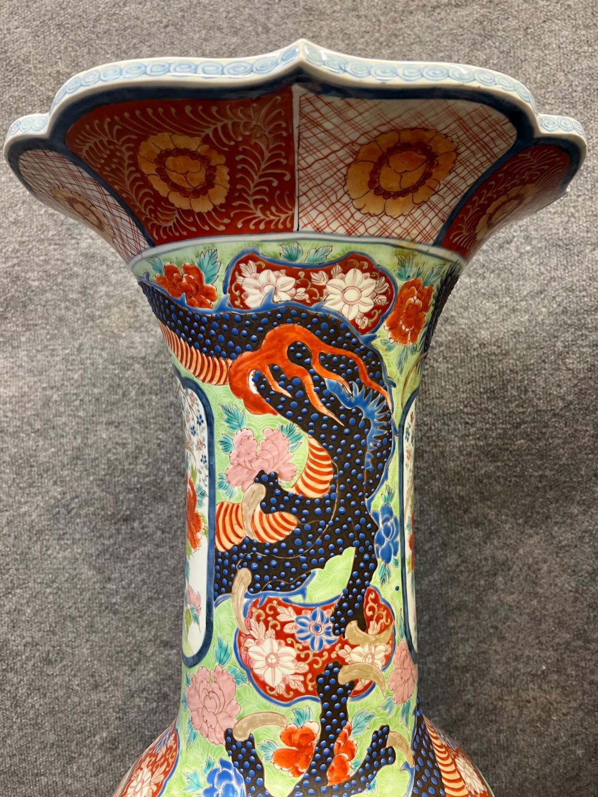 Very Large Pair Of Arita Porcelain Vases photo 2475.0