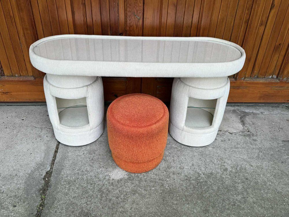 Dressing Table With Chair From Kecskemét Furniture, 1975, Set Of 2 photo for sale
