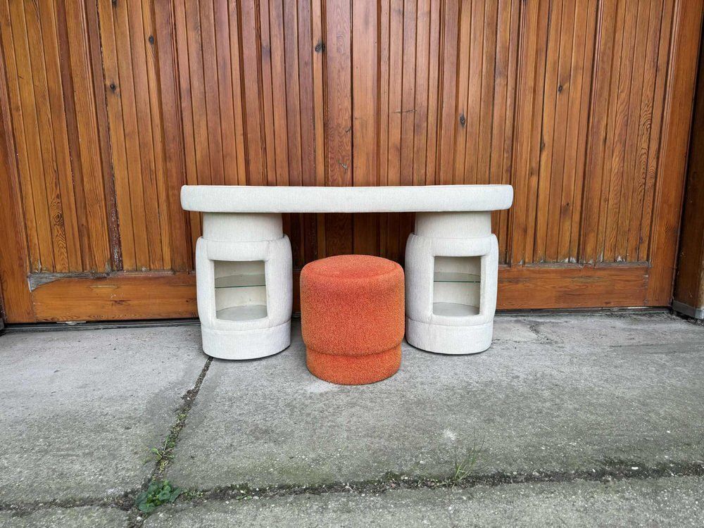 Dressing Table With Chair From Kecskemét Furniture, 1975, Set Of 2 photo vinterior