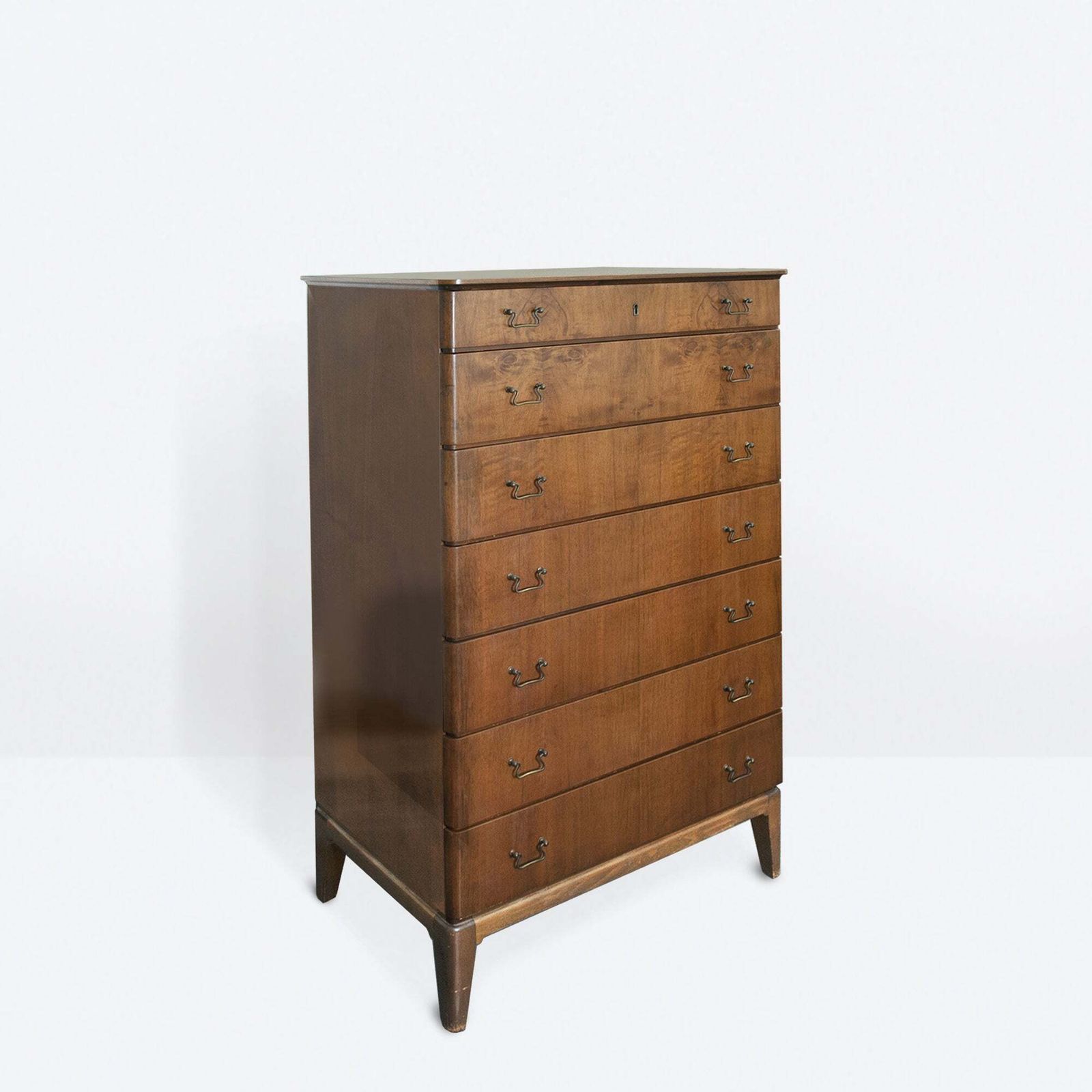 Vintage 1950s Chest Of 7 Drawers