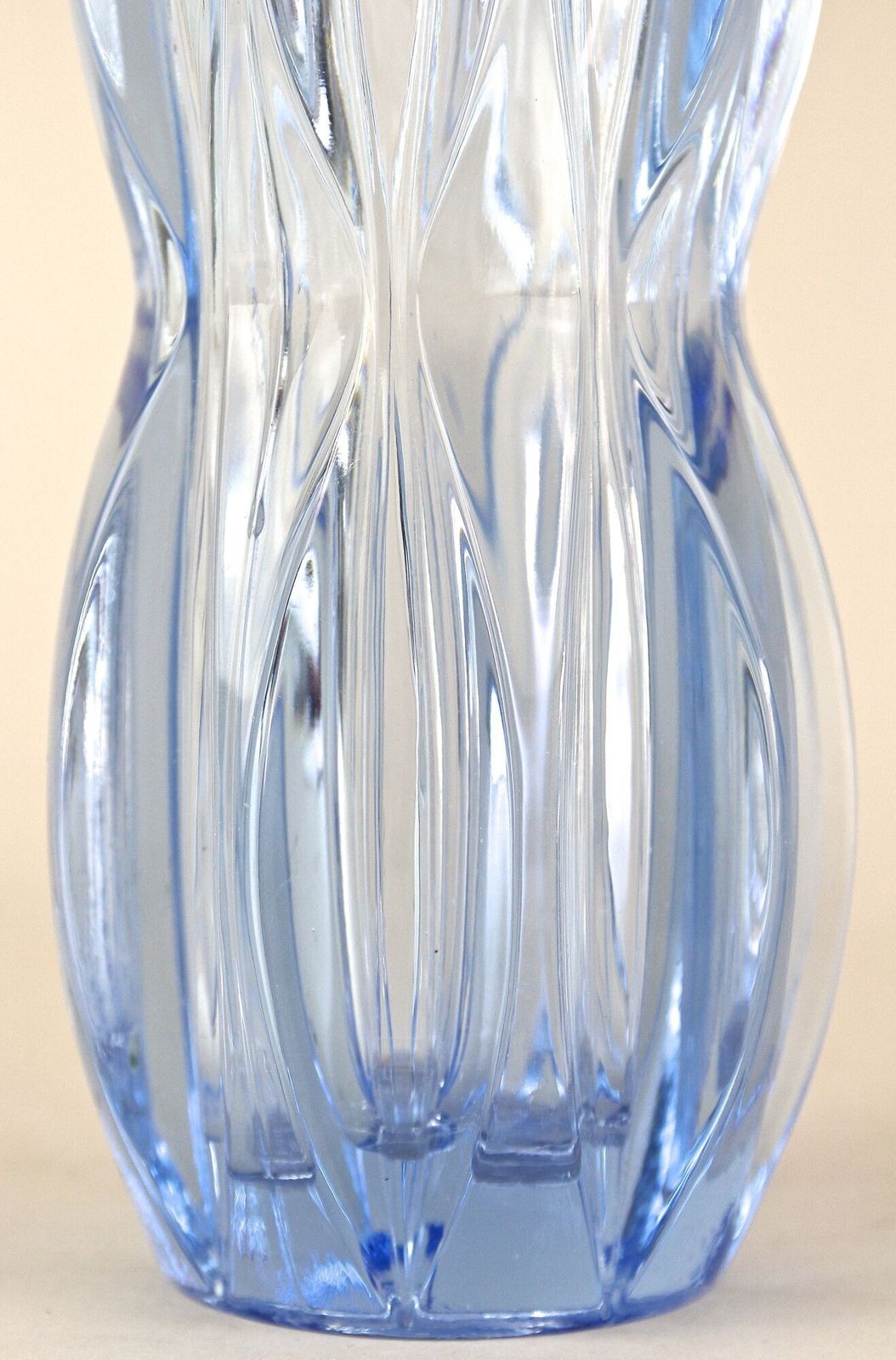 20th Century Blue Art Deco Glass Vase, Austria Ca. 1920 photo buy