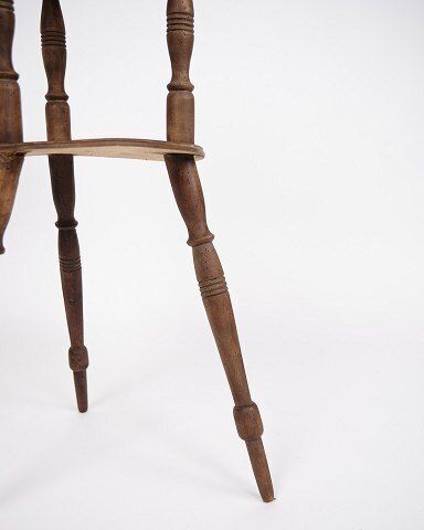 Side/Flower Table   Pine   Turned Legs   Two Tier   1880s photo 245.0