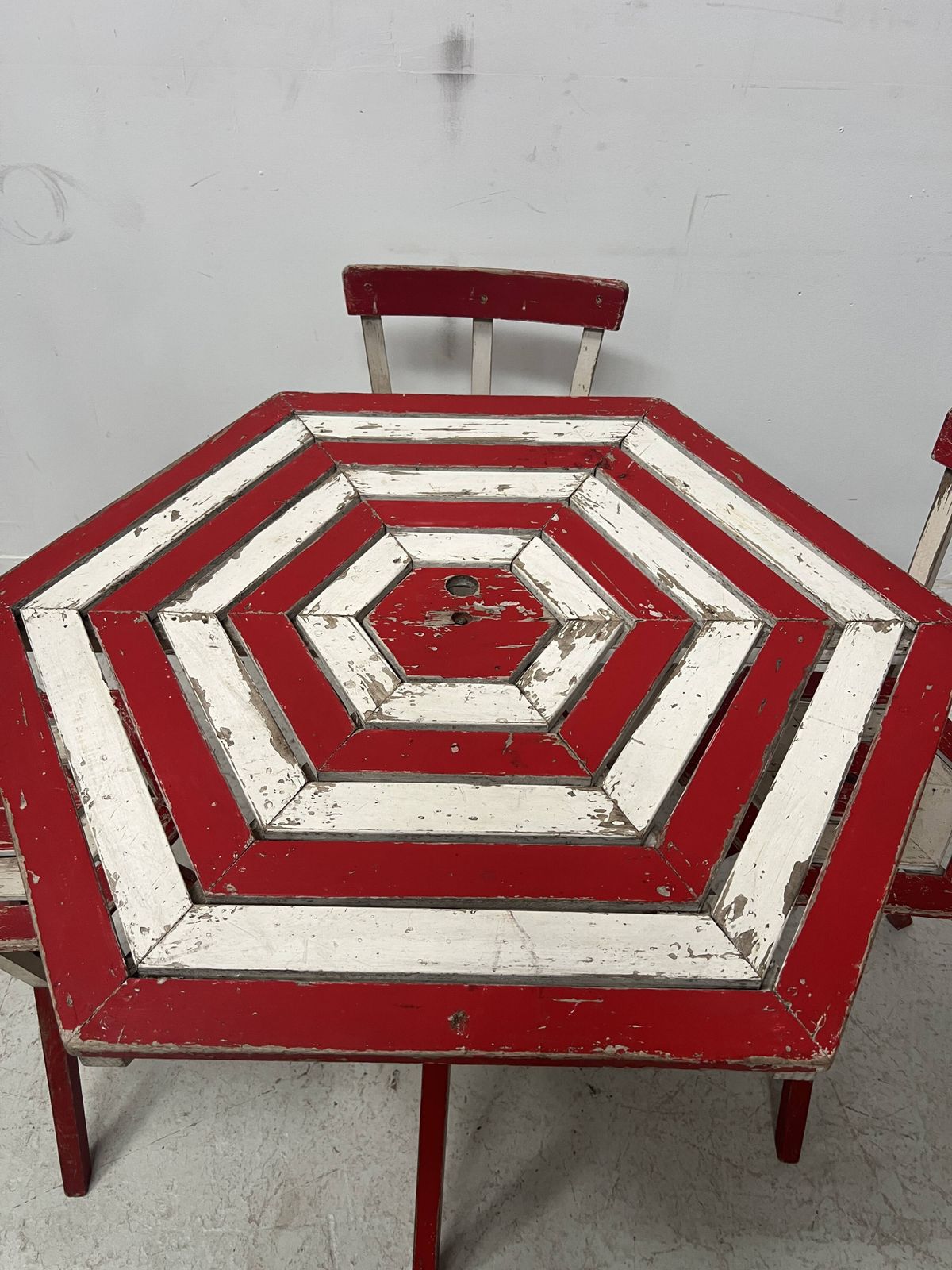 20th Century Lacquered Beech Garden Furniture Set photo Furniture