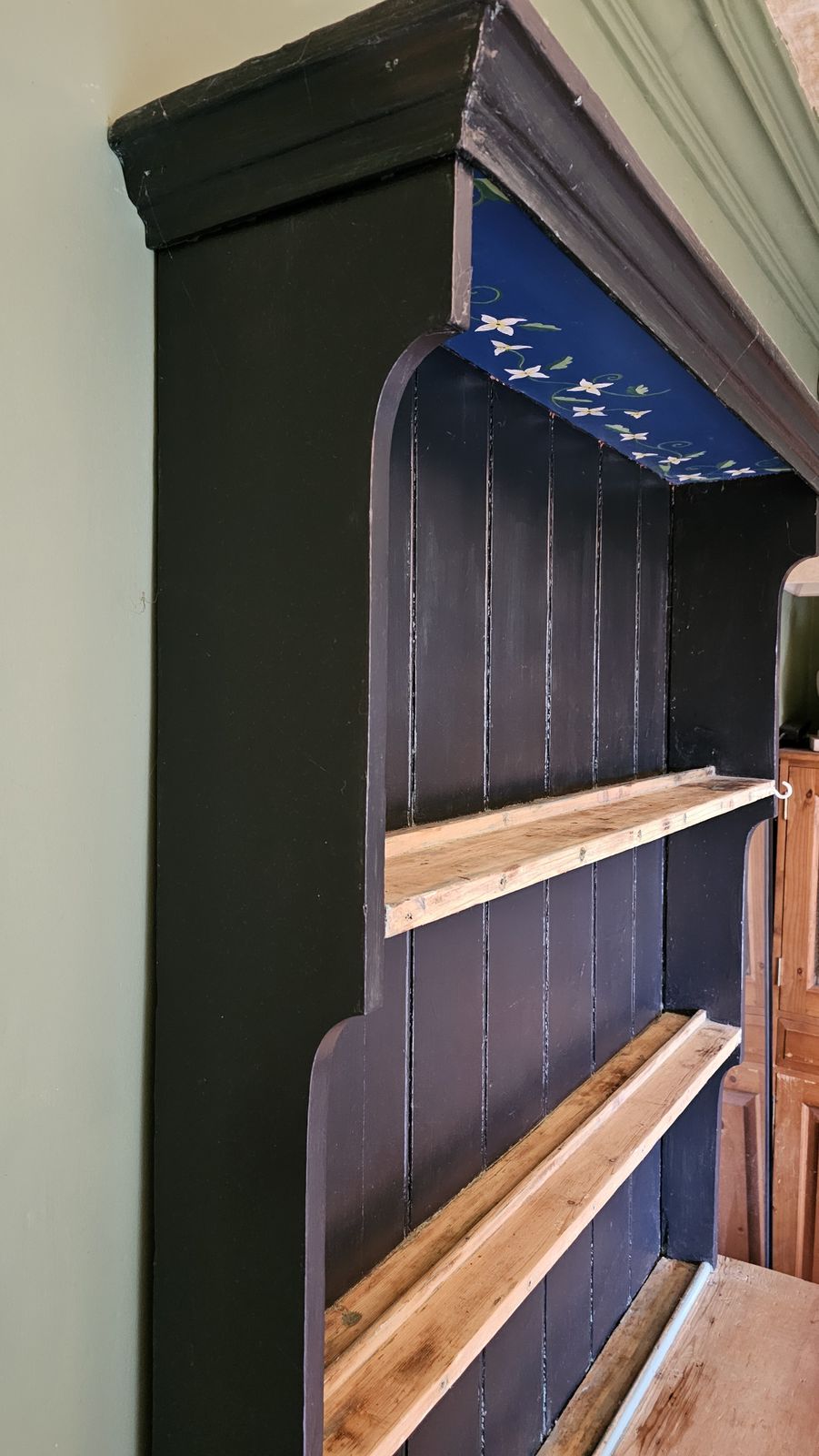 photo furniture Quirky Cabinet Dresser Farrow & Ball Railings Hand Painted Floral