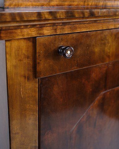 Secretary   Hand Polished Birch & Intarsia   2 Drawers   1840s photo buy