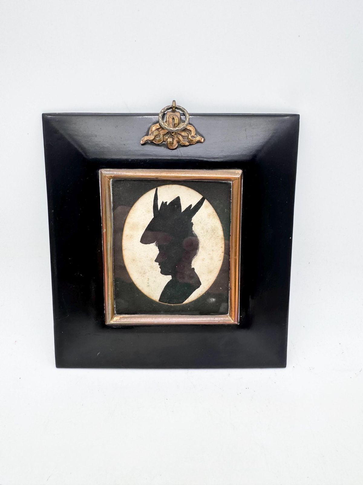 Antique Silhouette Picture, Woman Silhouette, Wall Decor photo 110.0