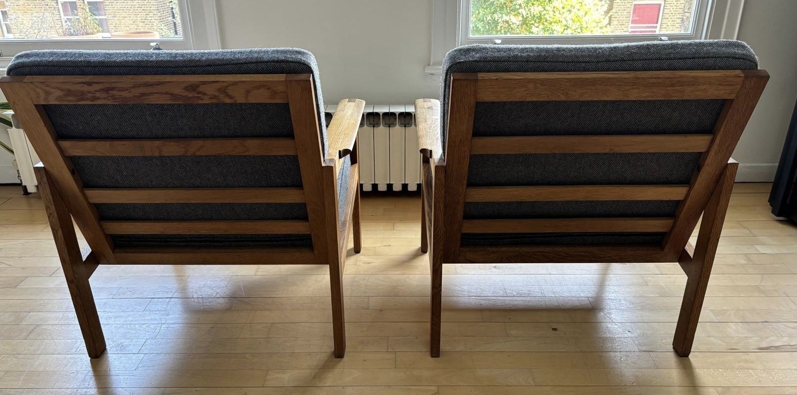 Illum Wikkelsø Capella Lounge Chairs Pair (Oak) photo buy