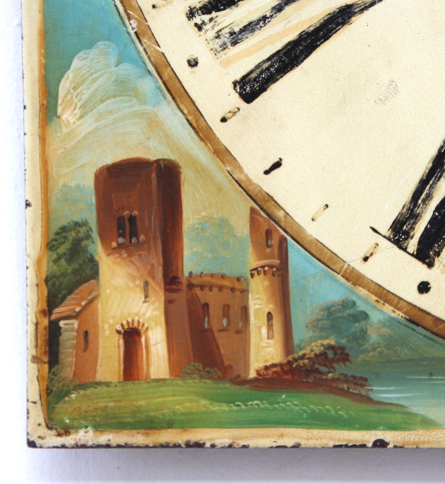 155.0 Original 18th Century Iron Grandfather/Longcase Clock Dial. Fully Guaranteed. photo