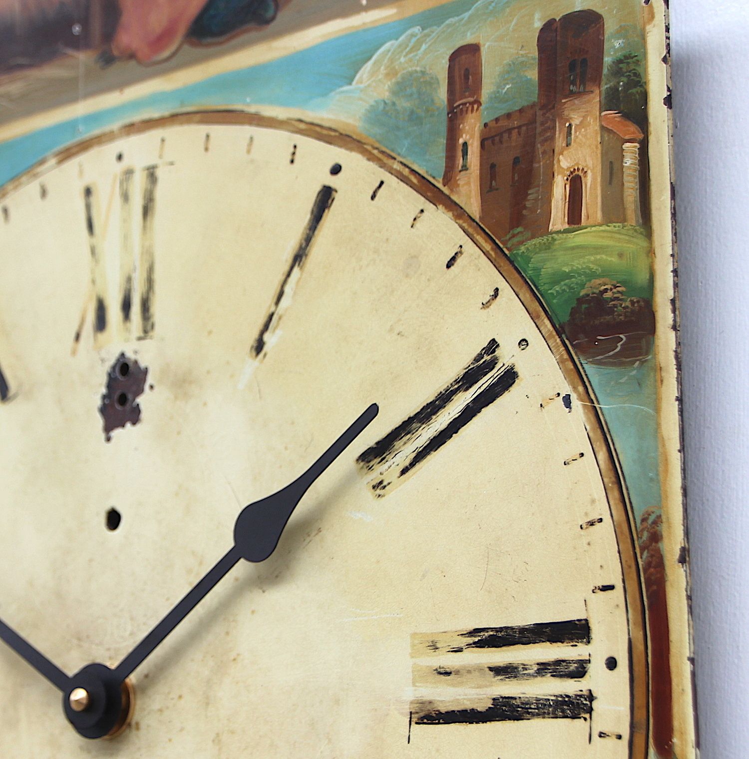 photo buy Original 18th Century Iron Grandfather/Longcase Clock Dial. Fully Guaranteed.