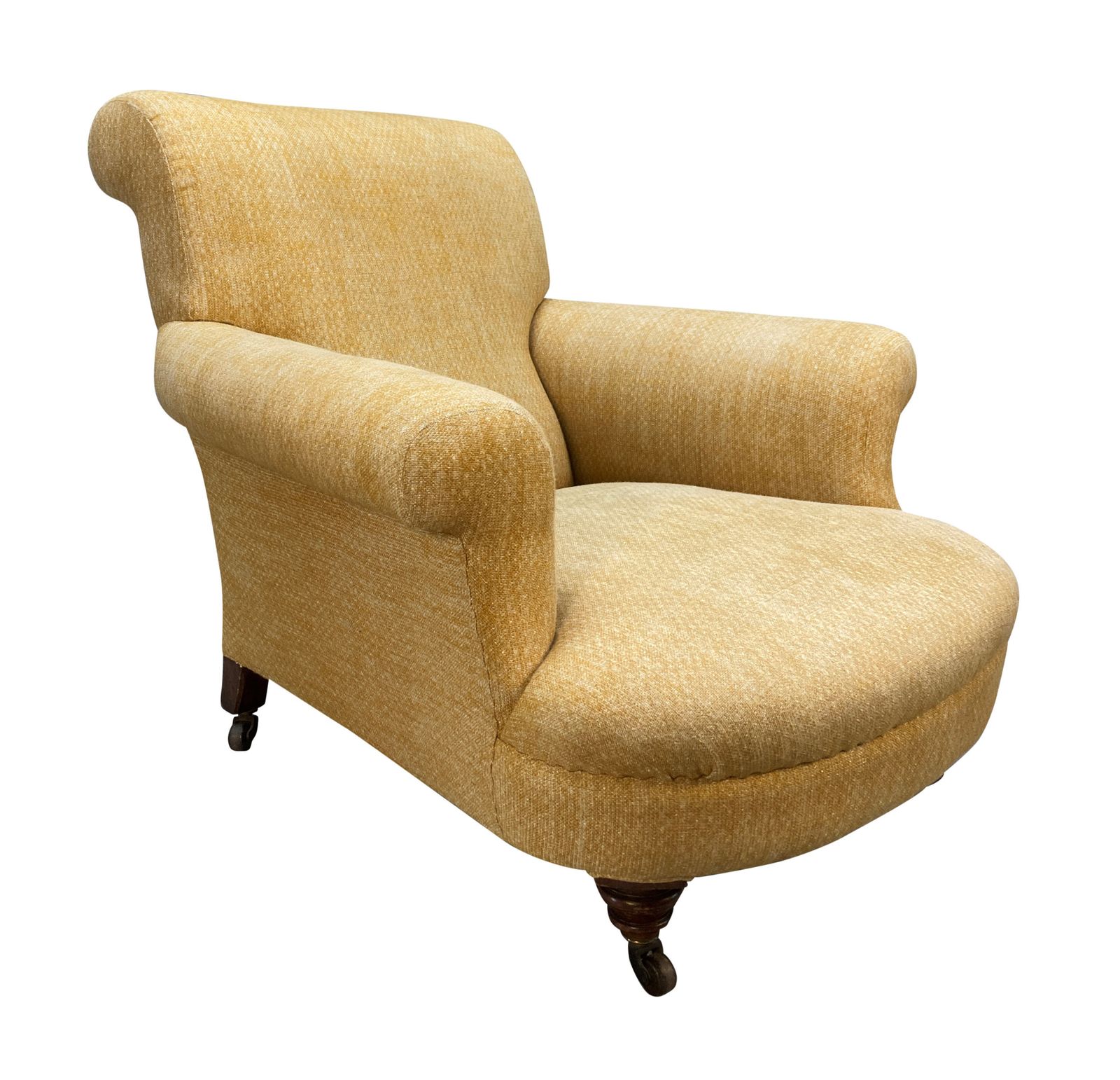 A Large English Howard & Sons Style Club Armchair