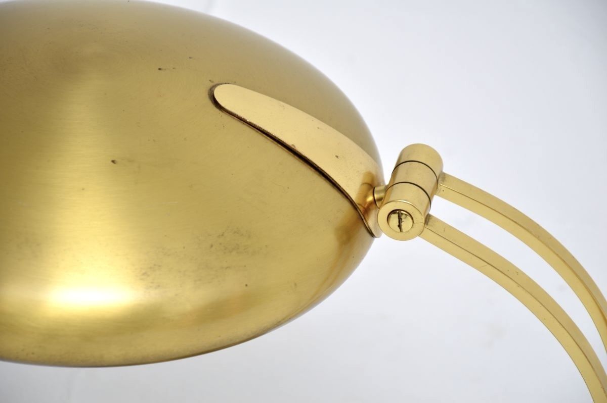 Vintage Bauhaus Brass Desk Lamp By Egon Hillebrand photo 644.0