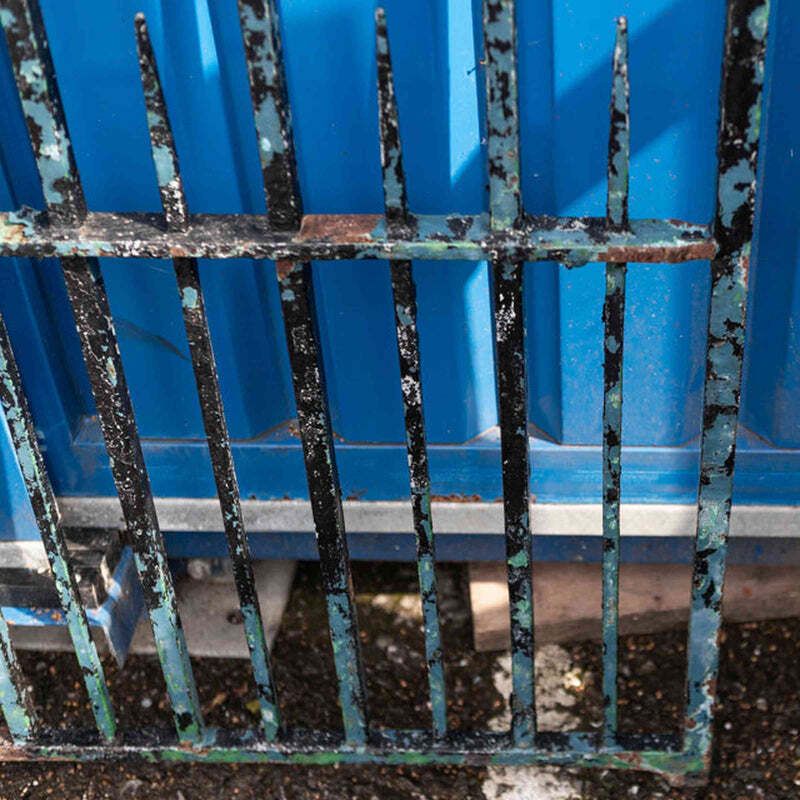 Antique Wrought Iron Gate With Spikes photo Home Fixtures