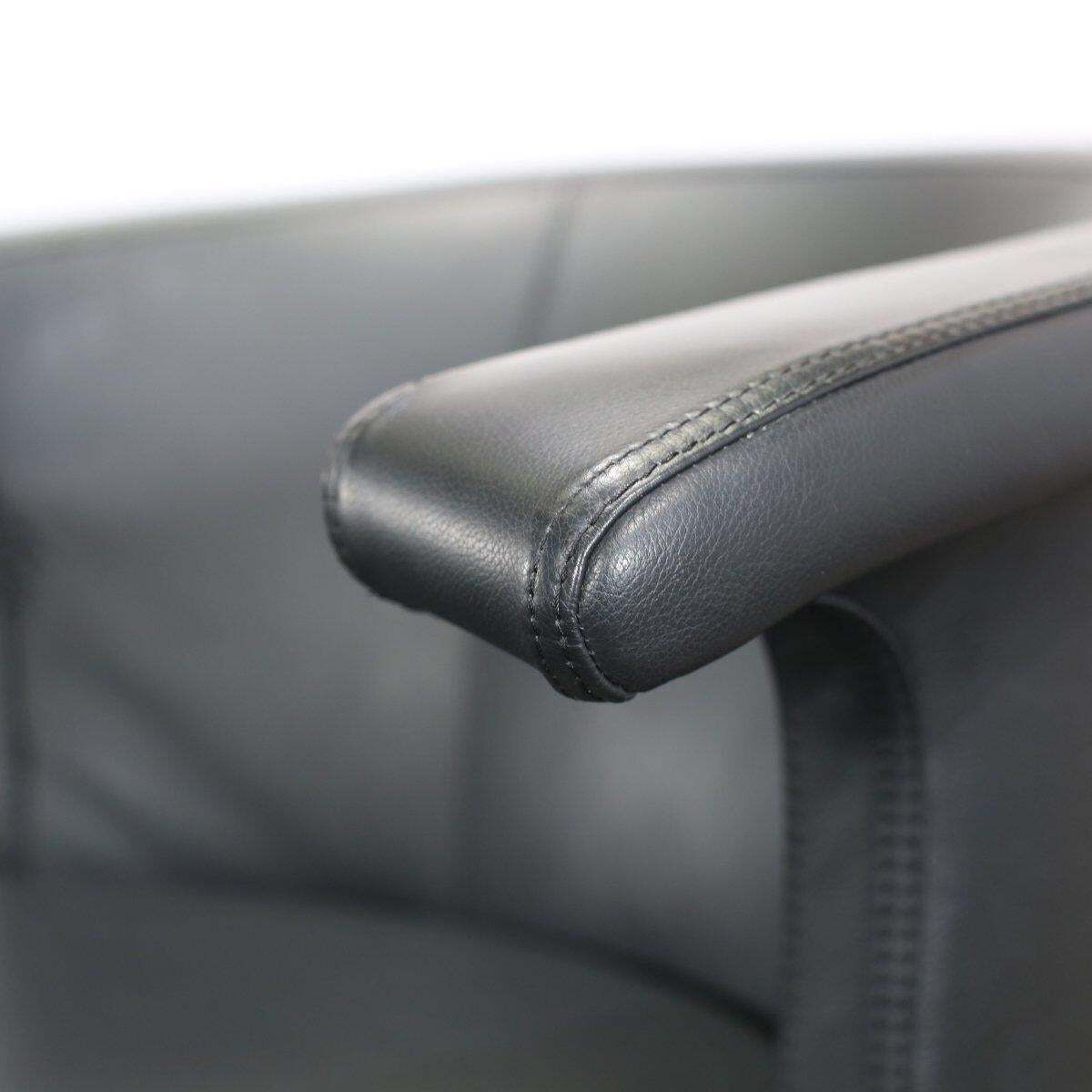 Frighetto Leather Swivel Chair, Set Of Four photo vintage