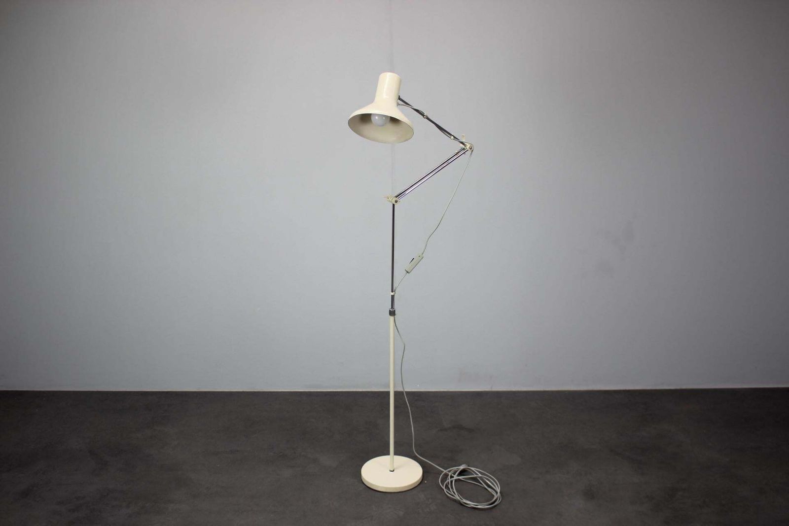 Mid Century Adjustable Floor Lamp, By J. Hurka For Napako, Czechoslovakia, 1960s photo furniture