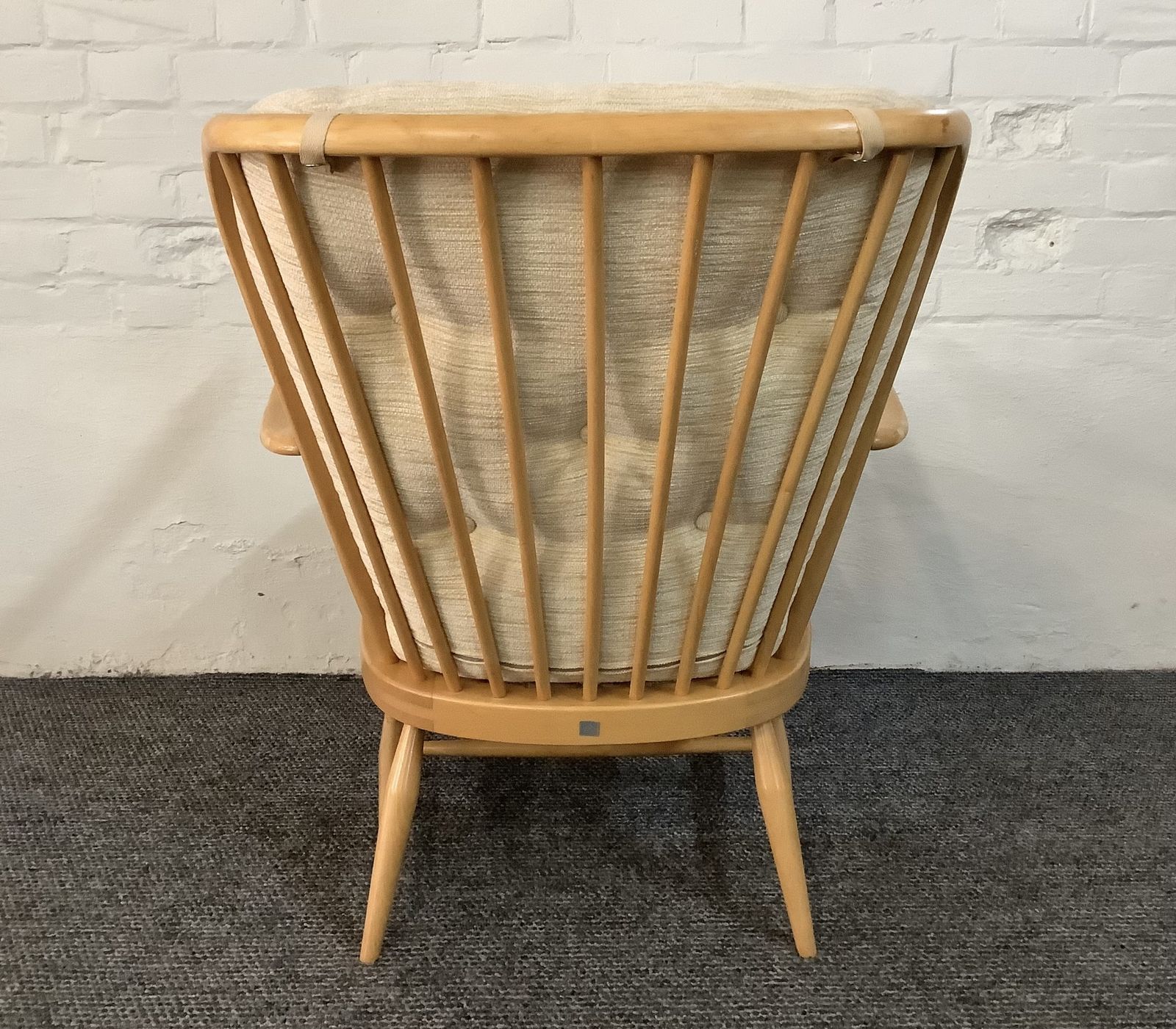 photo furniture Ercol Windsor Easy Chair And Footstool. Produced 1962/76