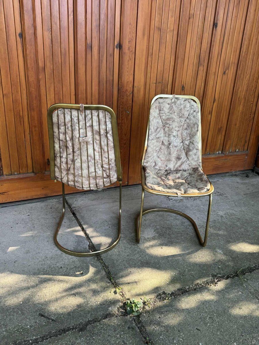 Italian Dining Chairs By Gastone Rinaldi, 1970s, Set Of 2 photo for sale