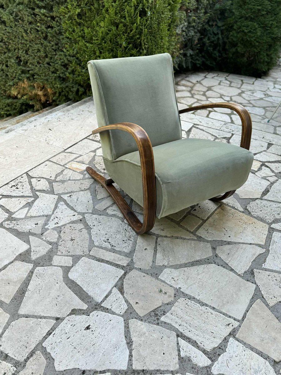 Model H 269 Lounge Chair By Jindrich Halabala, 1930s