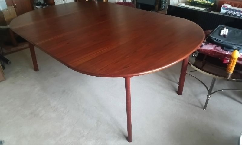 Magnificent And Rare Extending Dining Table By Karl Erik Ekselius For Joc Denmark. photo for sale
