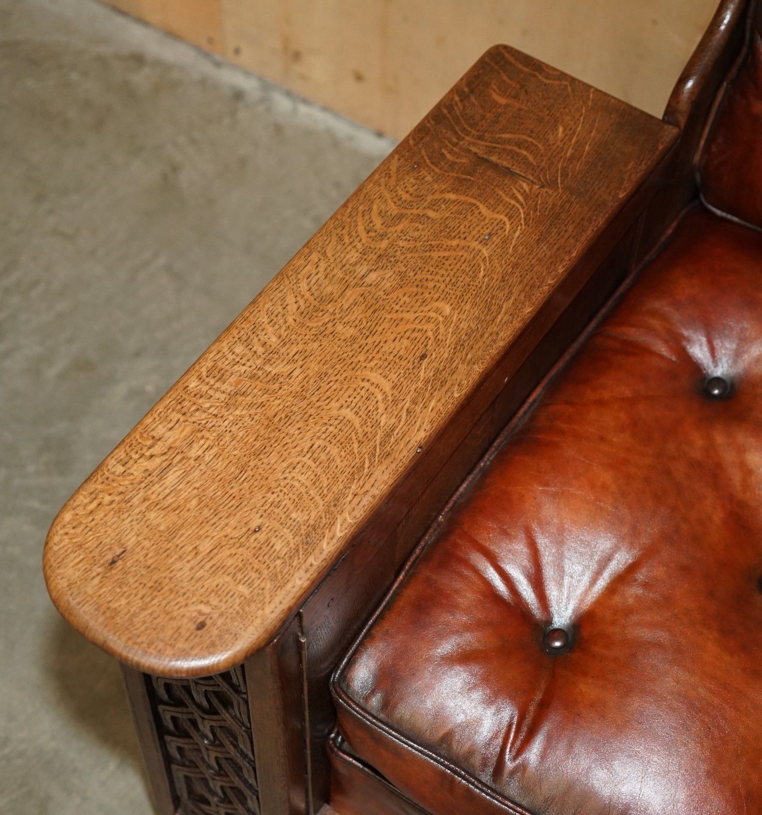 1920's American Prohibition Hidden Storage Drinks Cabinet Chesterfield Armchair photo buy
