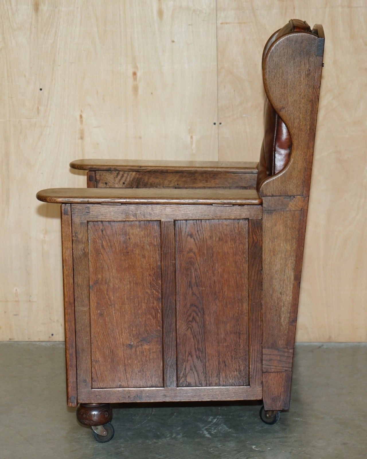 photo buy 1920's American Prohibition Hidden Storage Drinks Cabinet Chesterfield Armchair