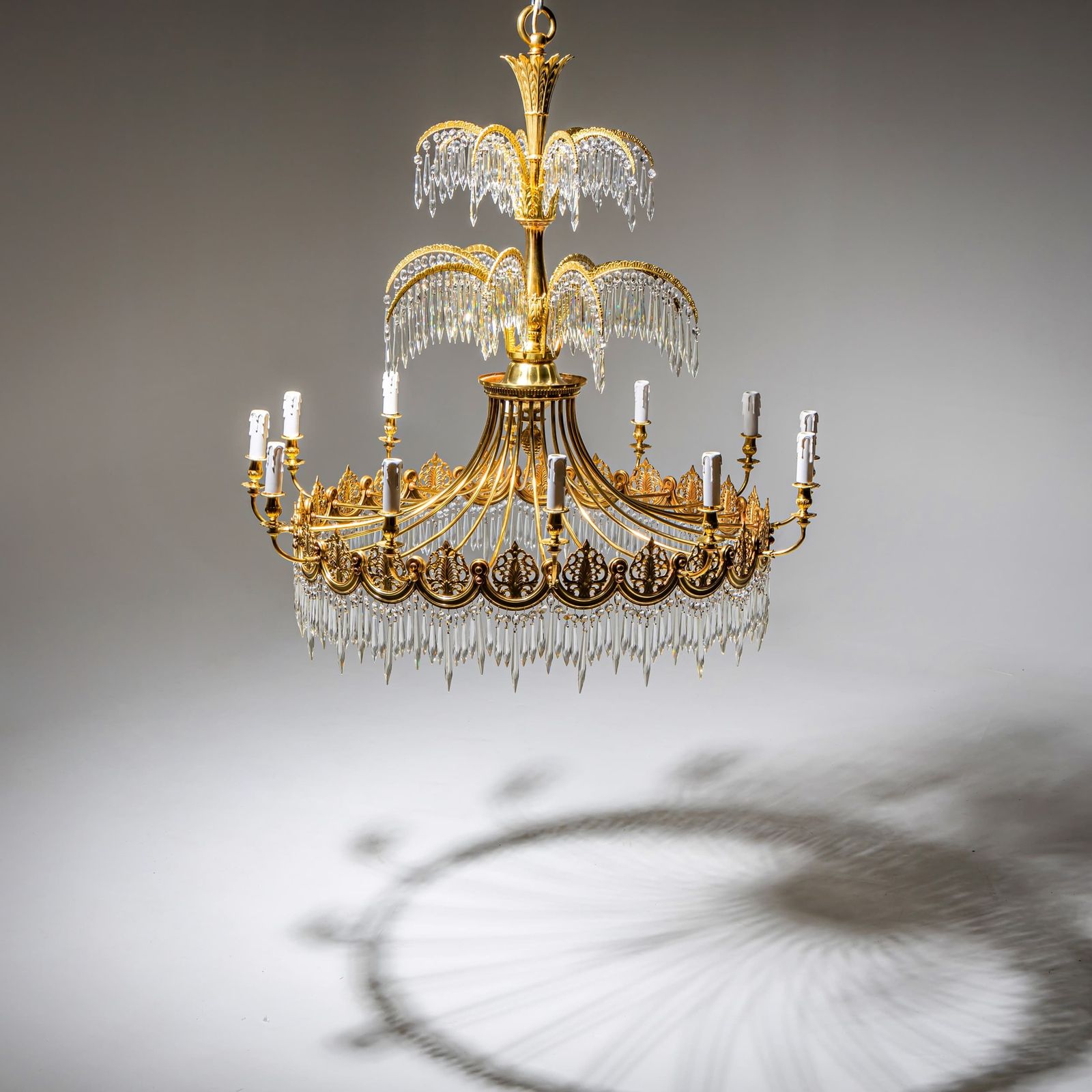 Empire Style Chandelier After Schinkel, Probably Berlin, Early 20th Century