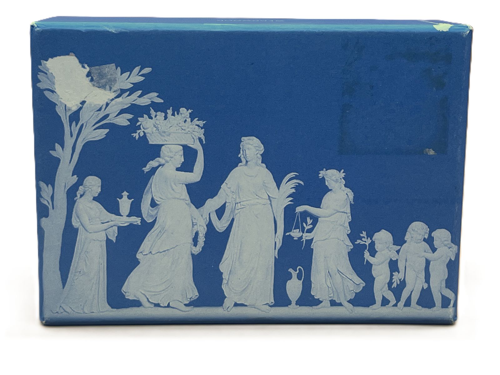 Wedgwood Pottery Cameo Tea Set Christmas Tree Hanging Ornaments. Boxed. photo furniture