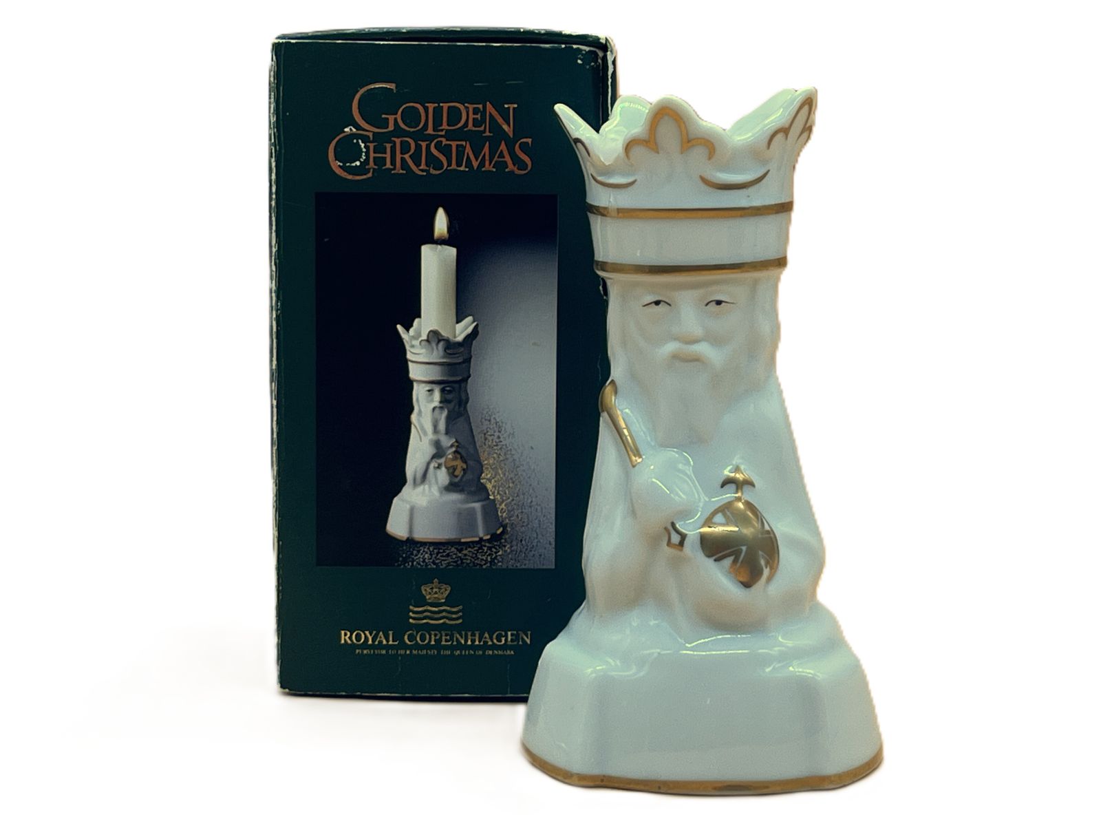 Royal Copenhagen Porcelain 3 Wise Men Candlesticks In Original Boxes. No's 333, 334 & 335. photo furniture