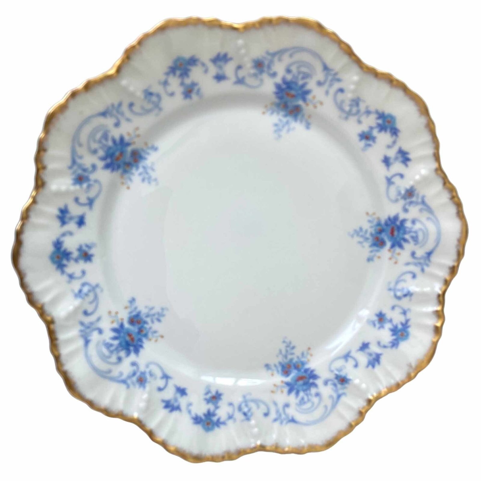 Royal Limoges Tea Set | 22pcs | Baby Blue With Gold Trim | Fontainebleu photo buy