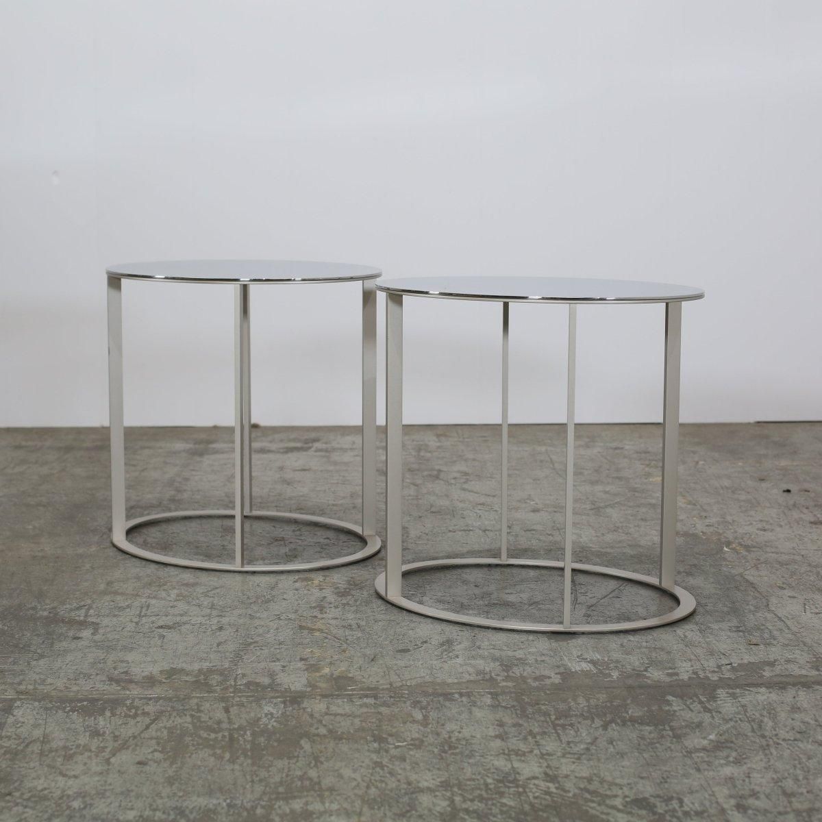 Maxalto Simplice Elios Side Table By Antonio Citterio, Set Of Two photo vinterior