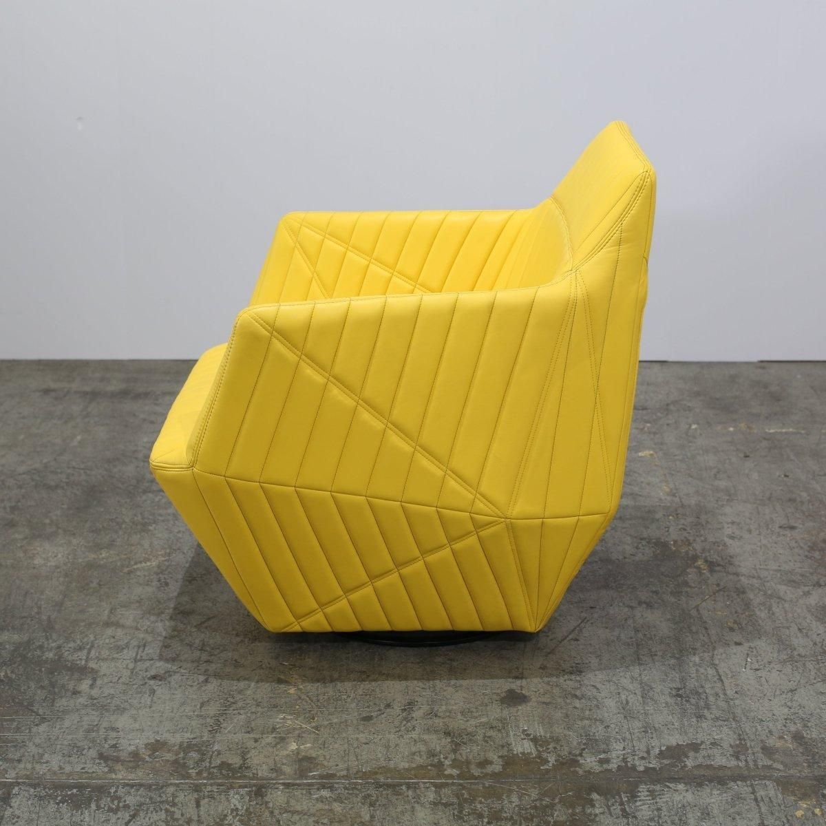 Ligne Roset Yellow Facett Armchair By R. & E. Bouroullec photo vinterior