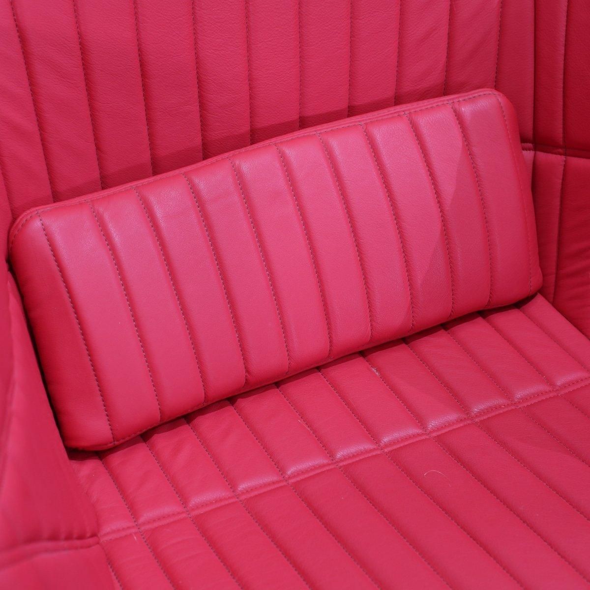 Ligne Roset Red Facett Armchair By R. & E. Bouroullec photo vintage
