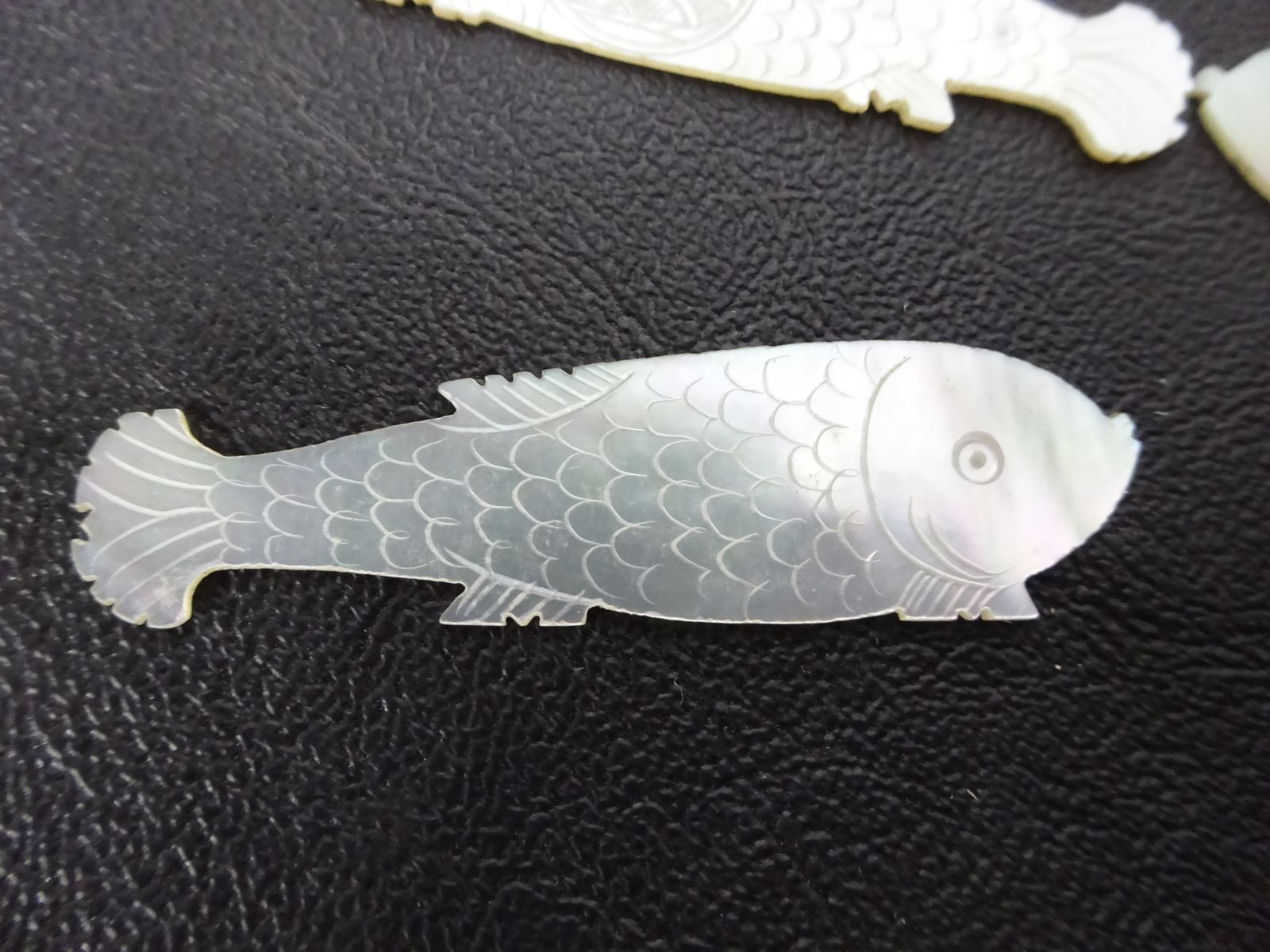 photo for sale 30 Antique Mother Of Pearl Chequer Counters