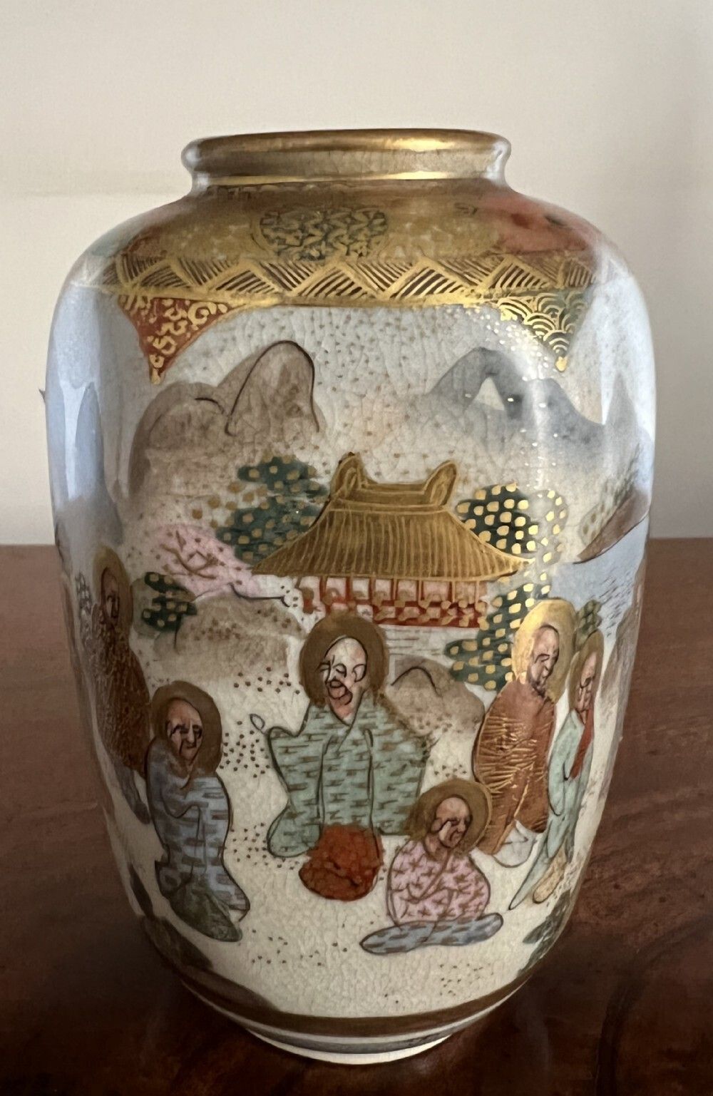Small Satsuma Vase, Oriental photo for sale