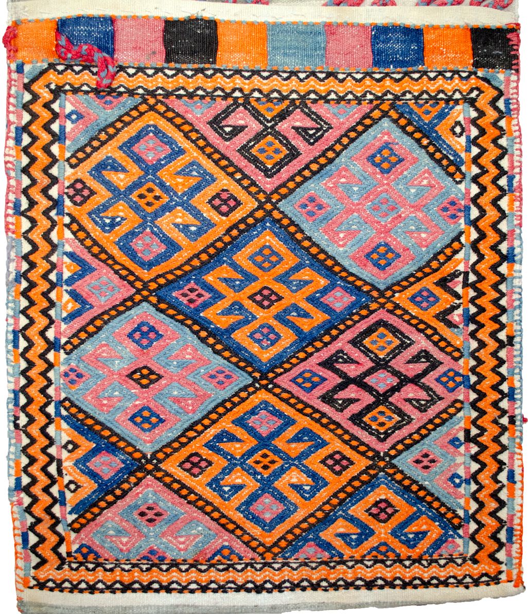 Antique Azarbijan Khorjin Bag 128x49cm photo 322.0