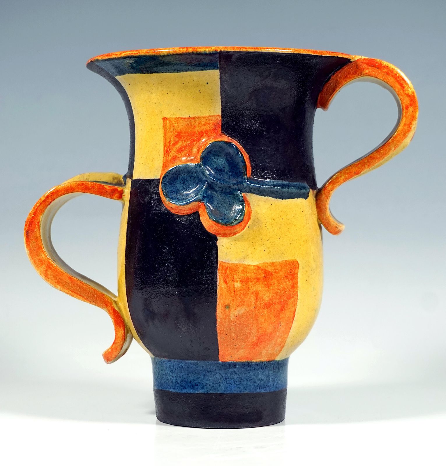 Wiener Werkstaette Art Ceramics Expressive Style, Vase, By V. Wieselthier 1927 photo Home Decor