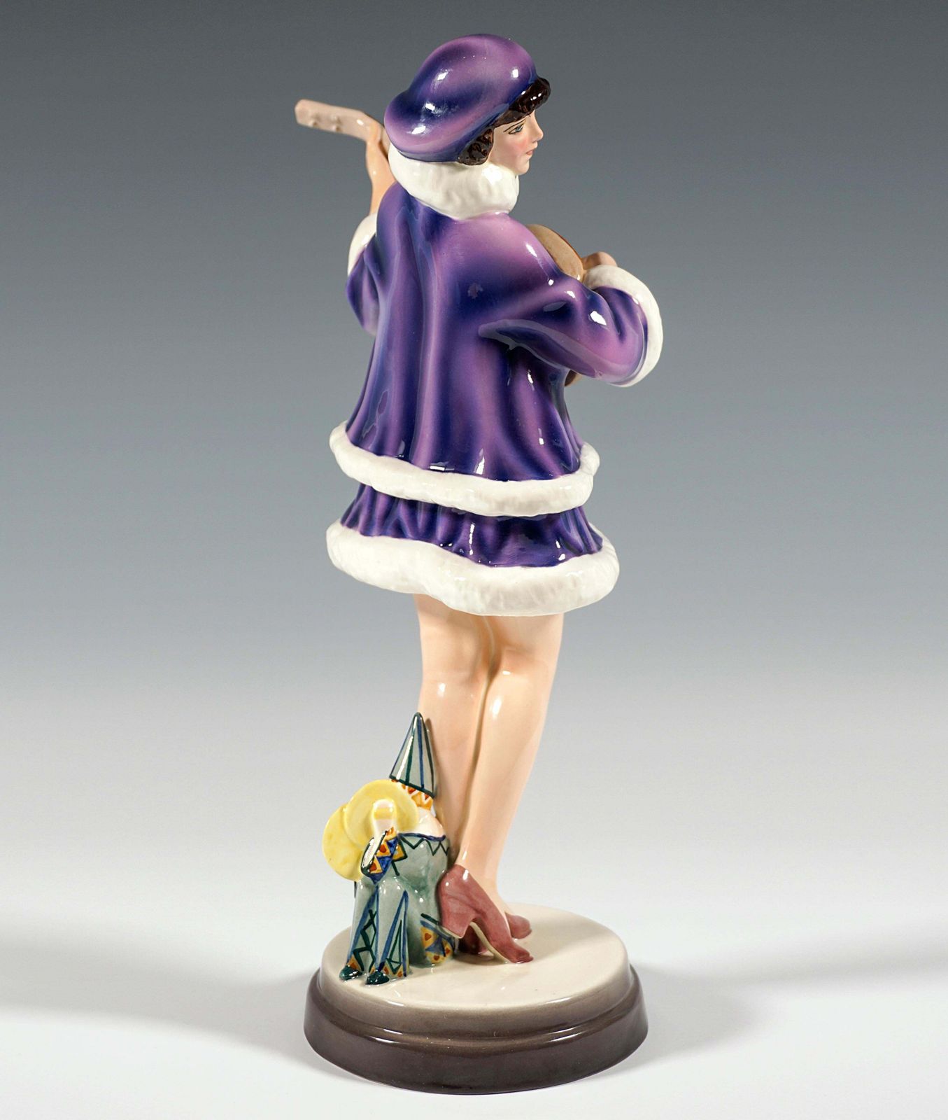 'Banjo Play' Zerline Balten As A Banjo Player, Goldscheider Vienna, Ca 1930 photo furniture