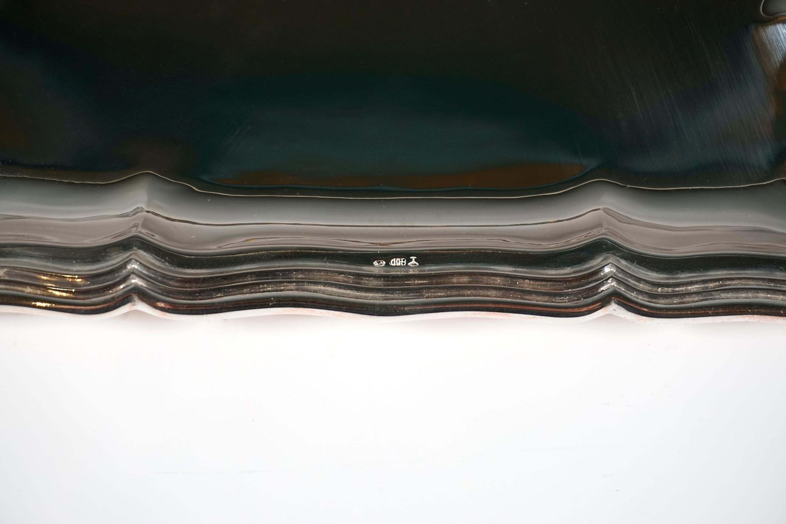 Viennese Silver Art Déco Serving Platter By Jarosinski & Vaugoin, Circa 1925 photo Home Decor