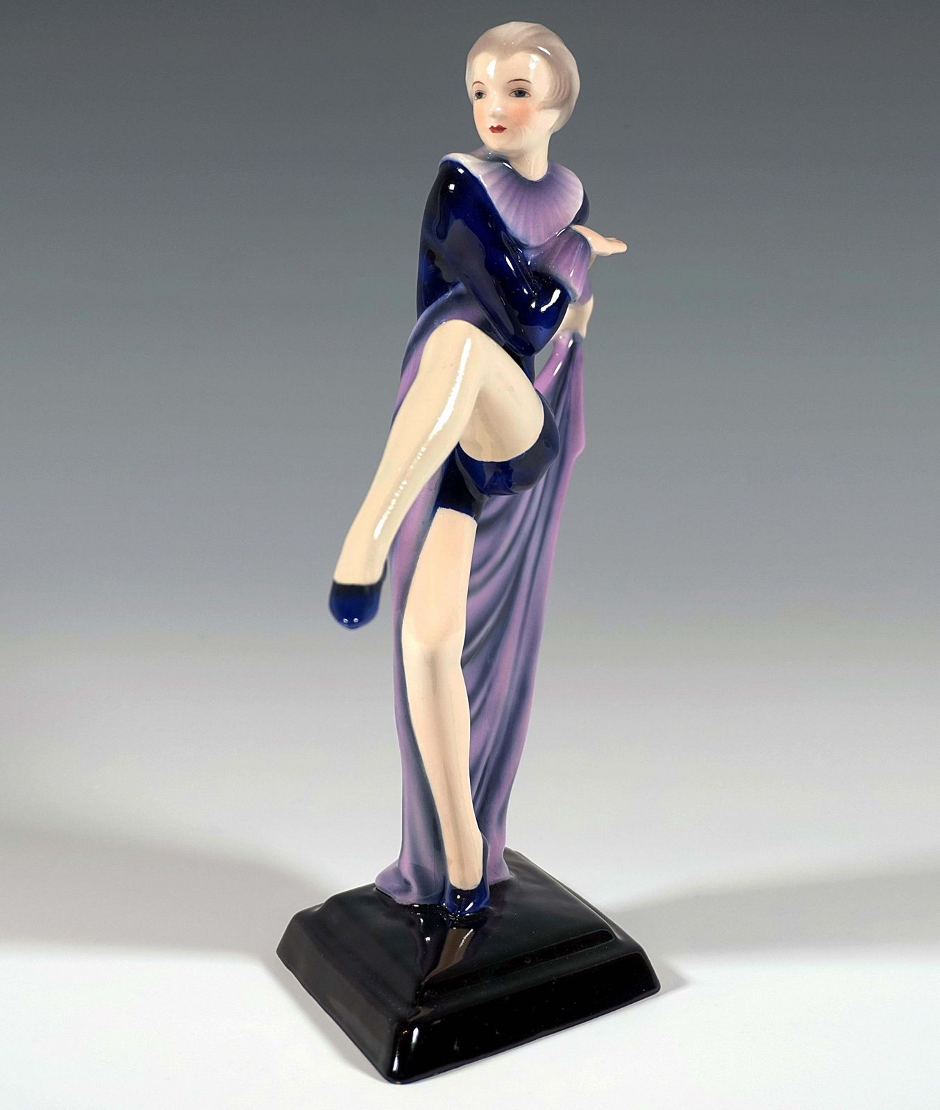 Goldscheider Vienna Art Déco Figure Posing Dancer With Cloth, By Lorenzl C. 1939 photo furniture