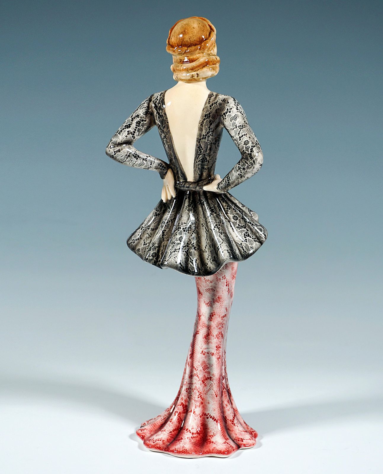 Goldscheider Vienna Art Déco Marlene Dietrich, 'Fashion Lady', By C. Weiss, 1937 photo for sale