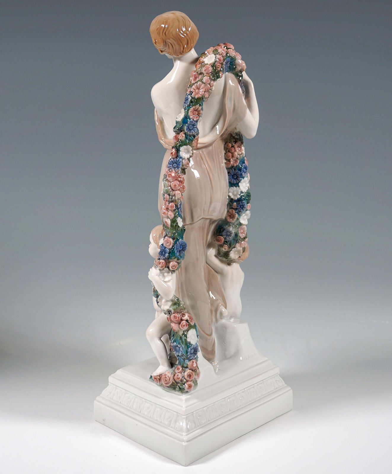 Large Porcelain Group 'Joy Of Life' By J. Limburg Rosenthal Selb Germany Ca 1923 photo Home Decor