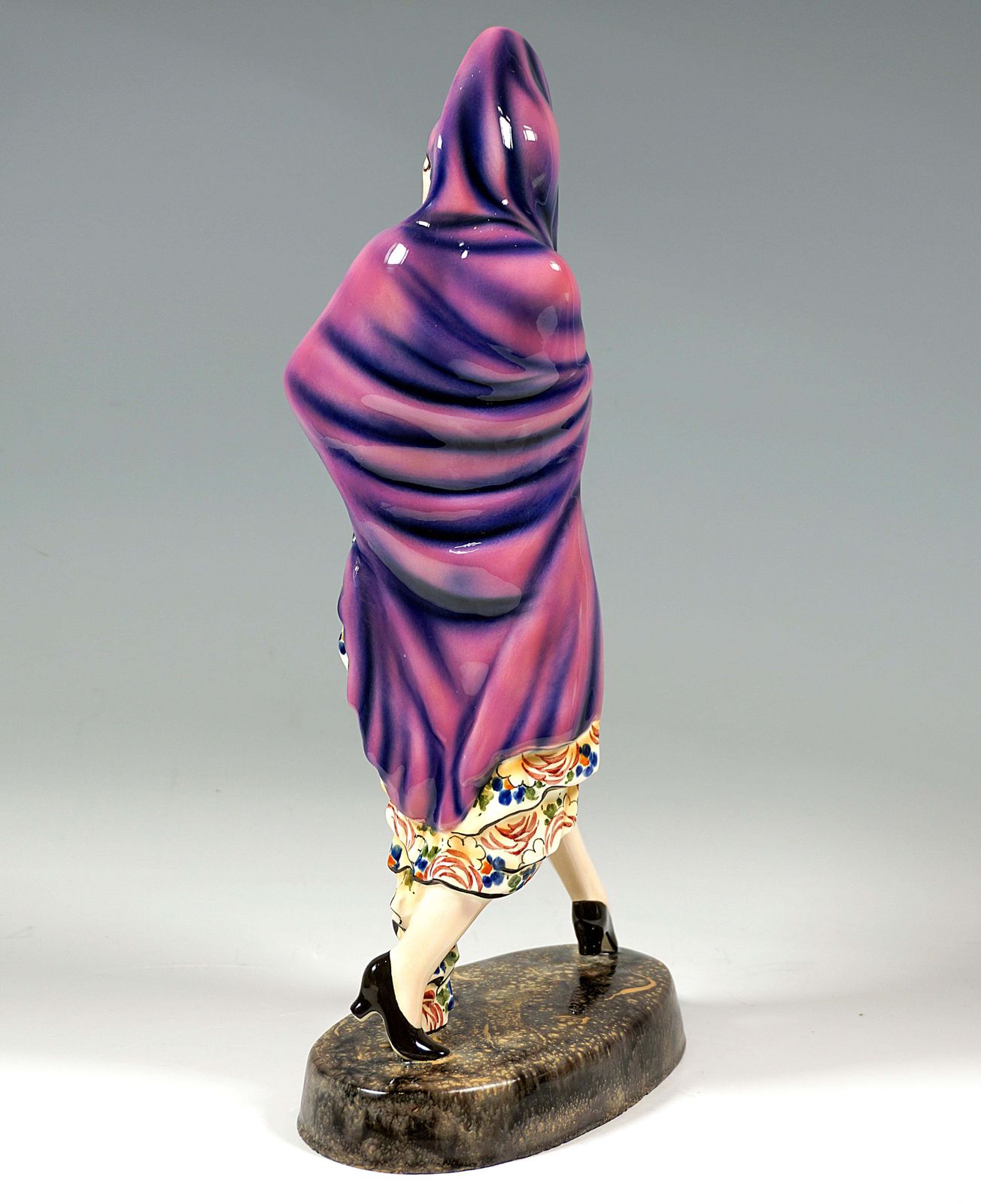 Goldscheider Vienna Art Déco Figure, Spanish Dancer, By Josef Lorenzl Circa 1930 photo for sale