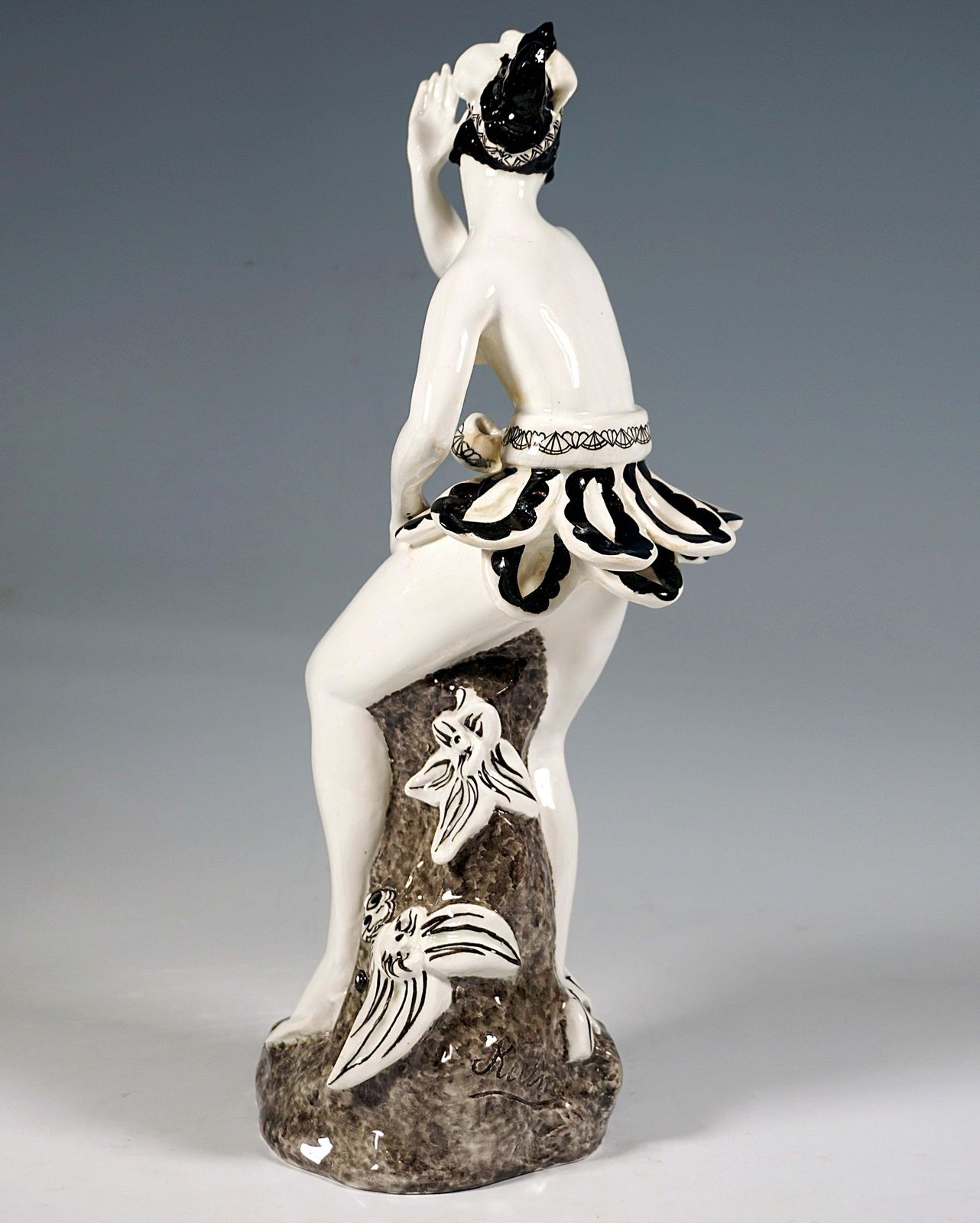 Goldscheider Art Déco Figure 'Papagena', Dancer In Exotic Costume, By Dina Kuhn photo for sale