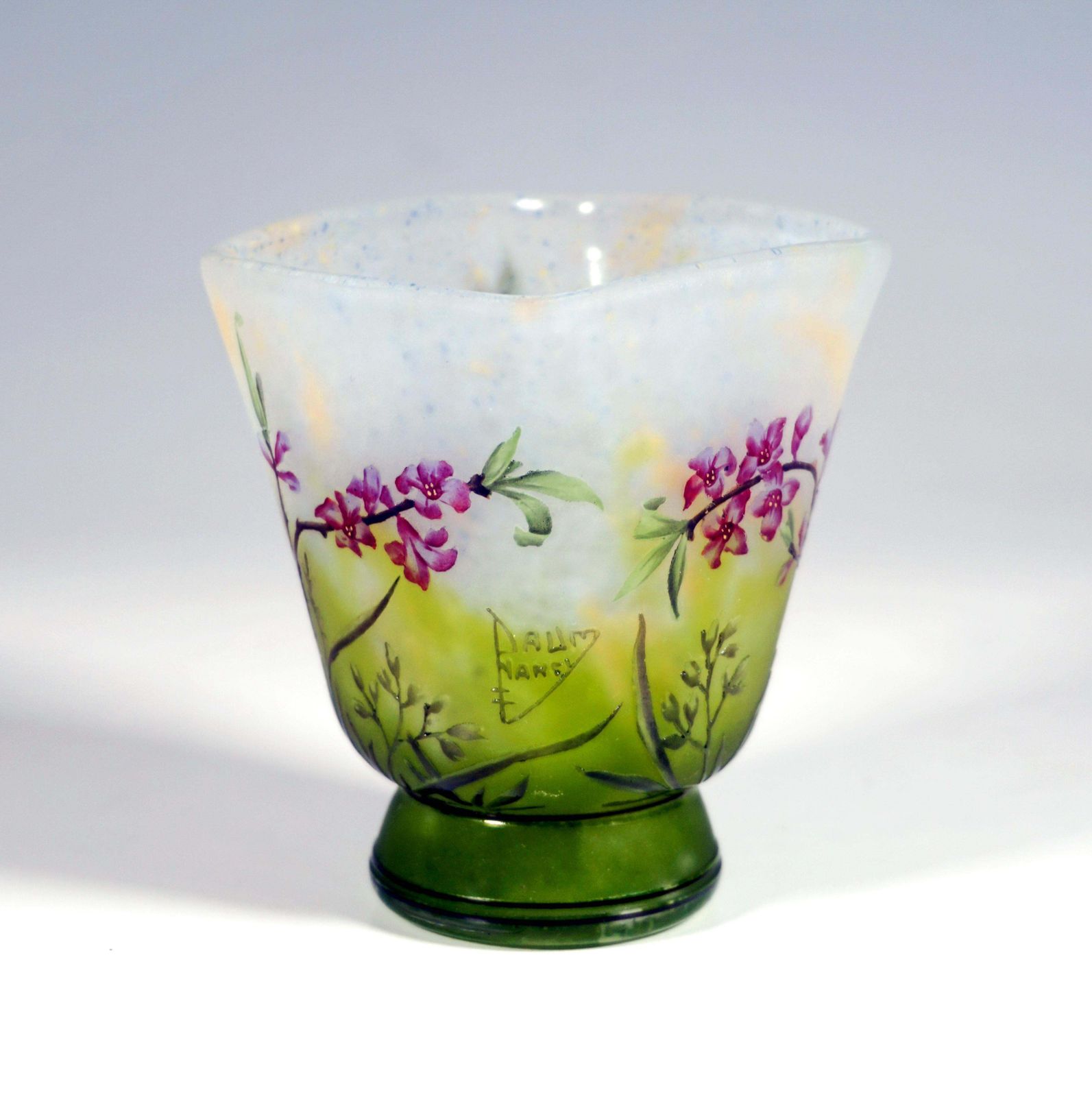Art Nouveau Cameo Vase With Daphne Decor, Daum Nancy, France, Ca 1910 photo 2442.0
