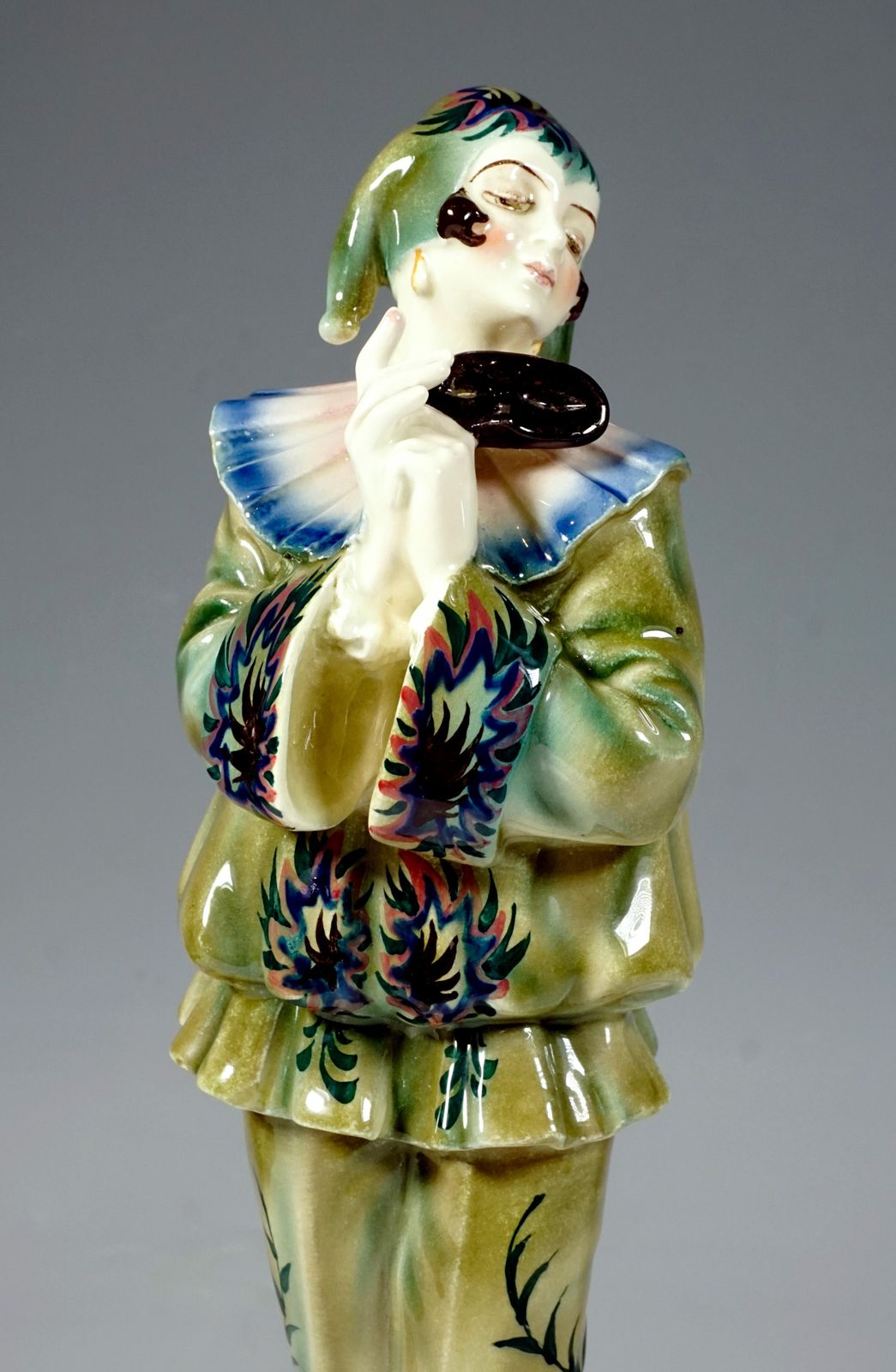 Goldscheider Art Deco Figurine 'Pierrette' By Dakon & Lorenzl, Circa 1925 photo 2842.0