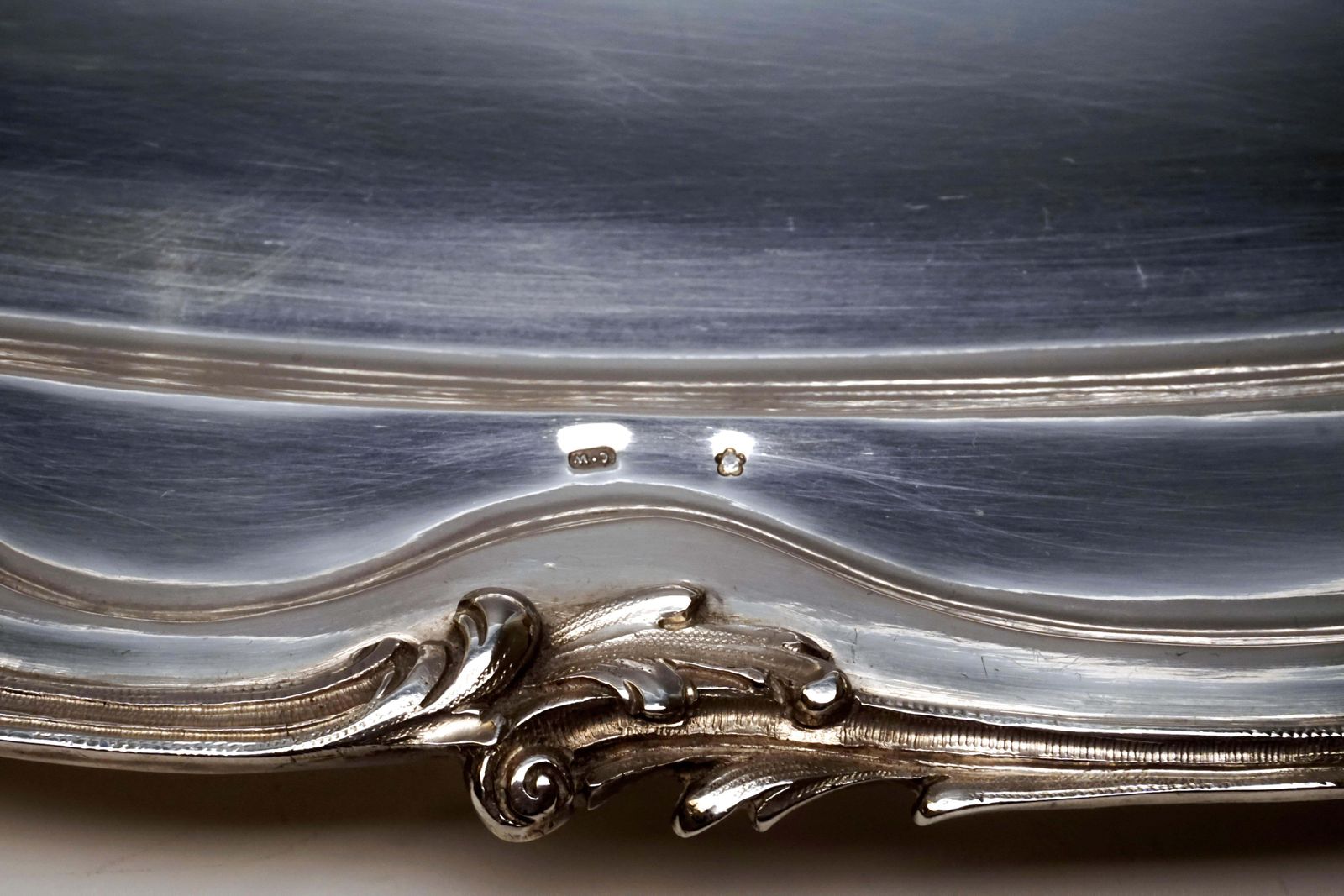 Large Viennese Art Nouveau Silver Platter In The Shape Of A Boat, Circa 1900 photo 4700.0
