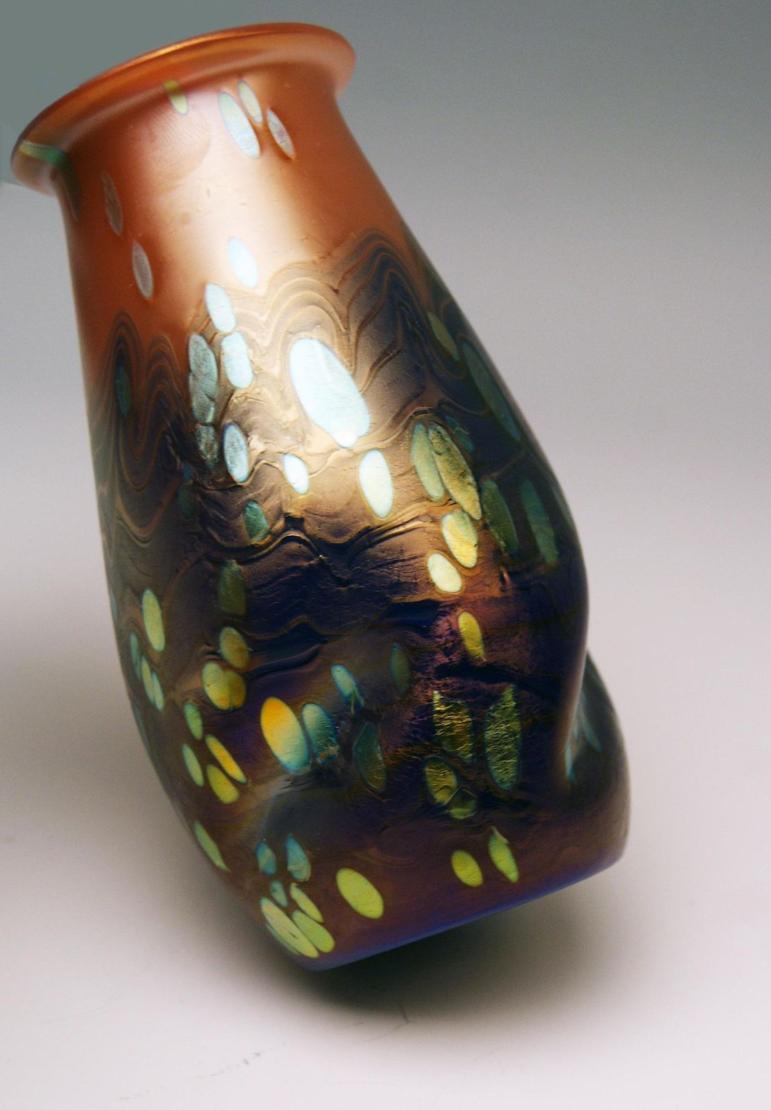 Vase Loetz Widow Klostermuehle Bohemia Art Nouveau New Red Cytisus, Circa 1902 photo Home Decor