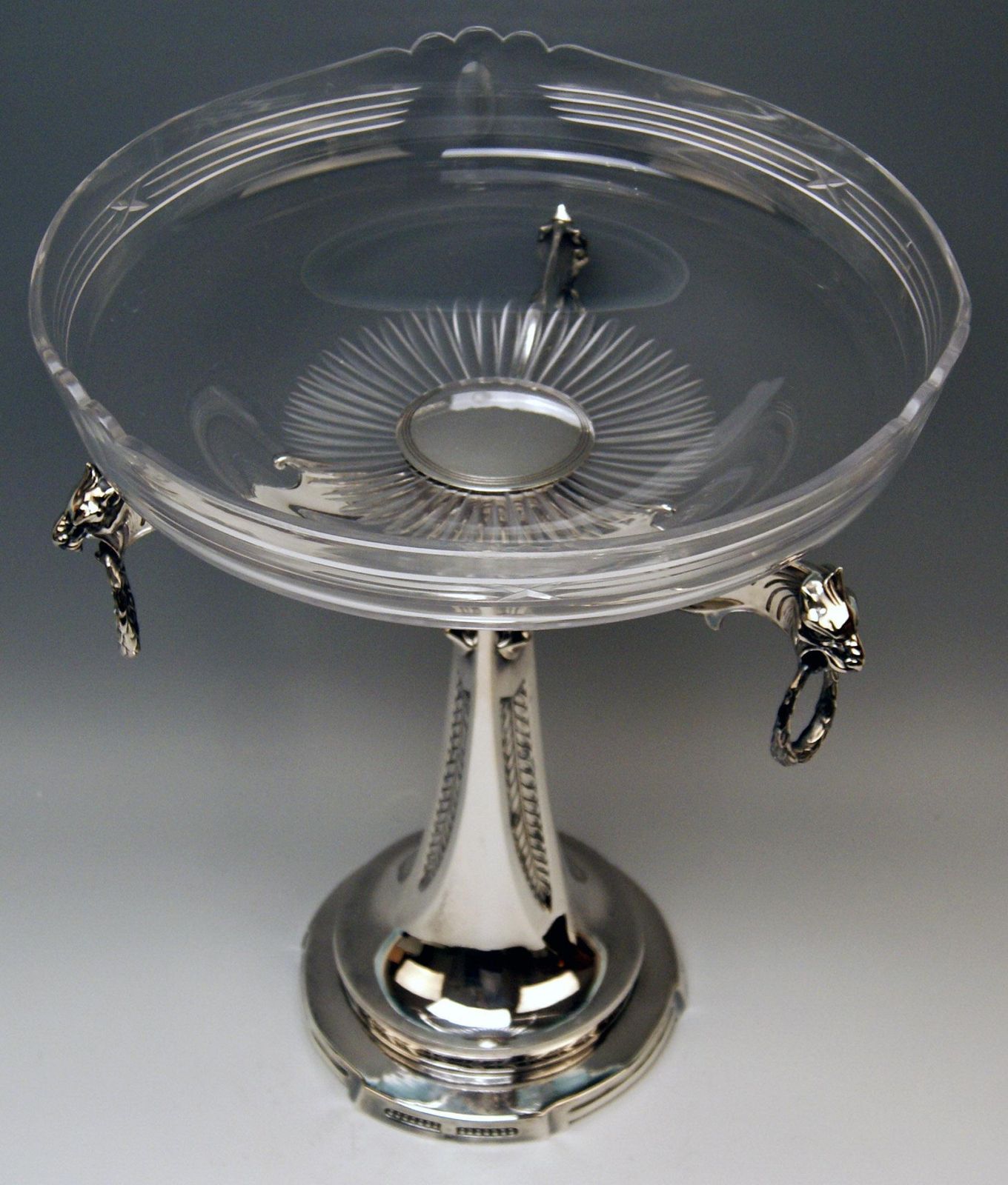 Home Decor Three Part Table Set Centerpiece Pair Of Candelabras Silver Plated, Germany 1915 photo